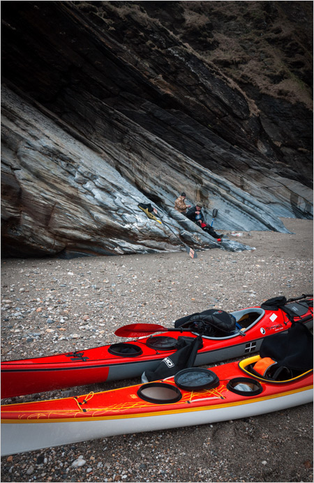 as always a spot of luncheon on a secluded beach….