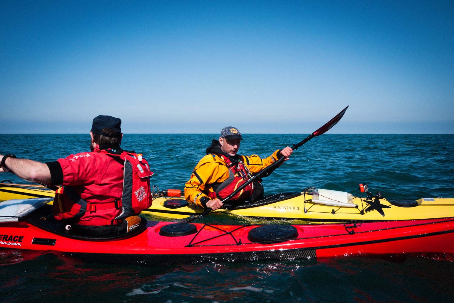 We bumped into Lee and Katie heading northeast on day 3 of their Round Britain paddle. Lee's blog is here, well worth a follow: https://darksideoftheloom.wordpress.com