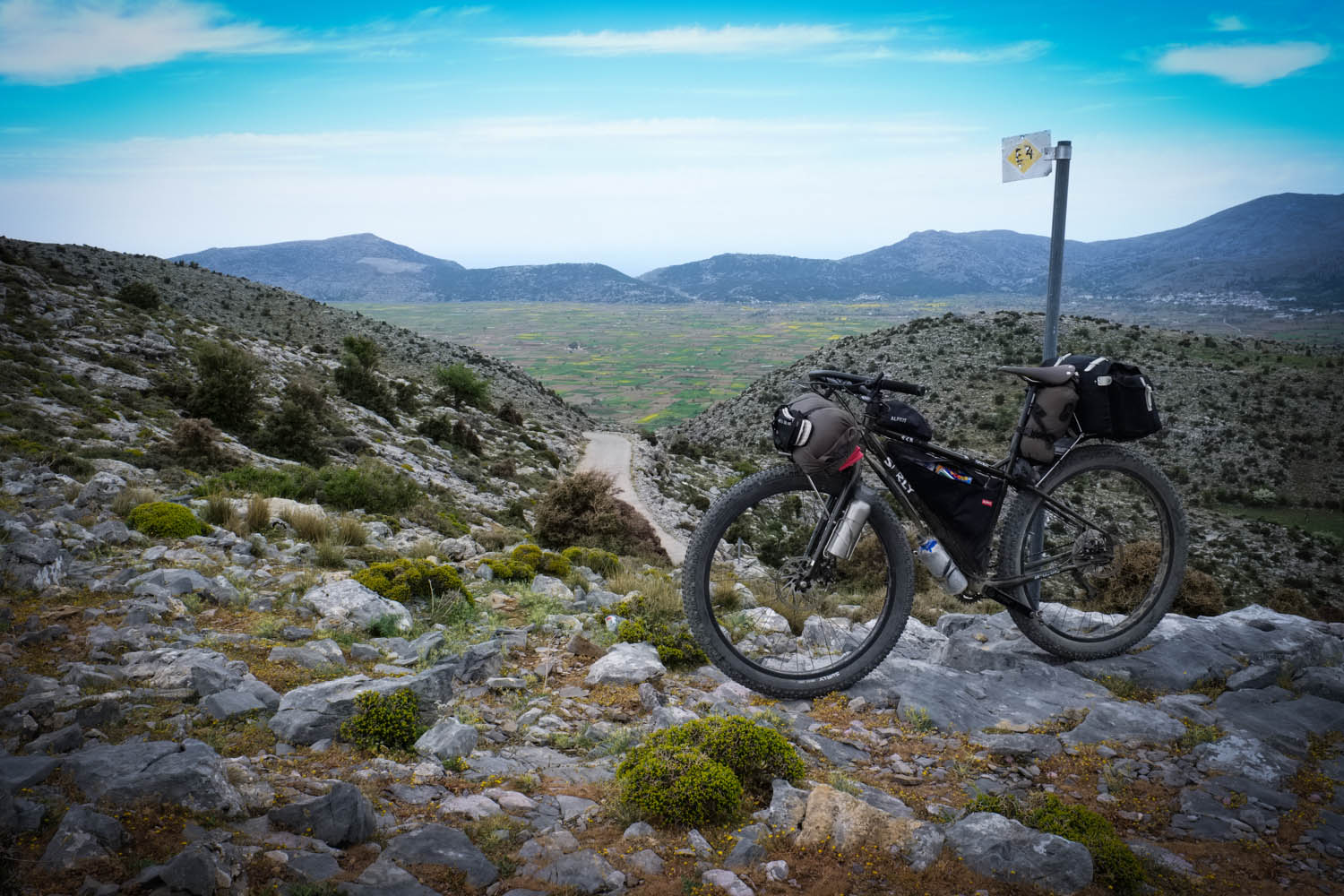 On the E4 Trail above Lasithi