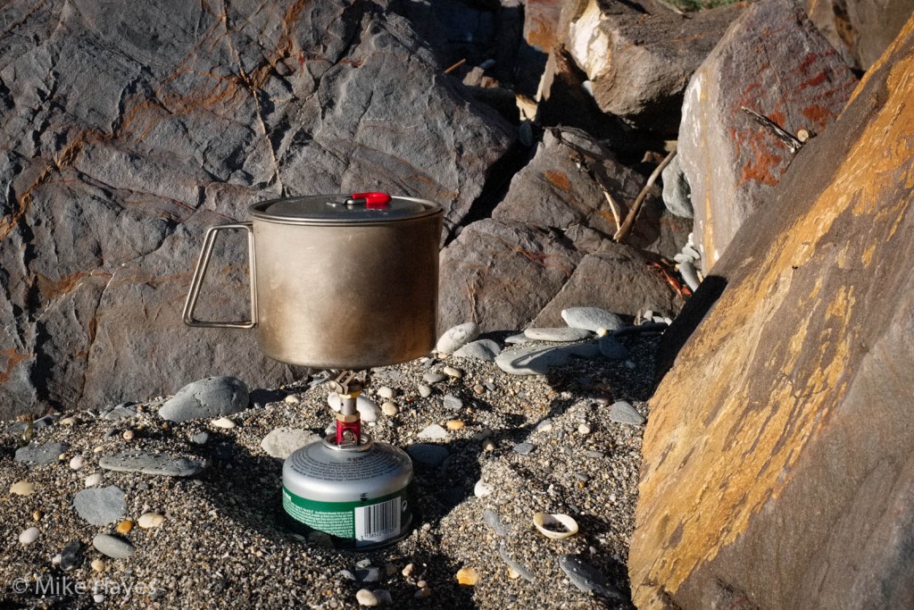 Alpkit Kraku stove sea kayak camp