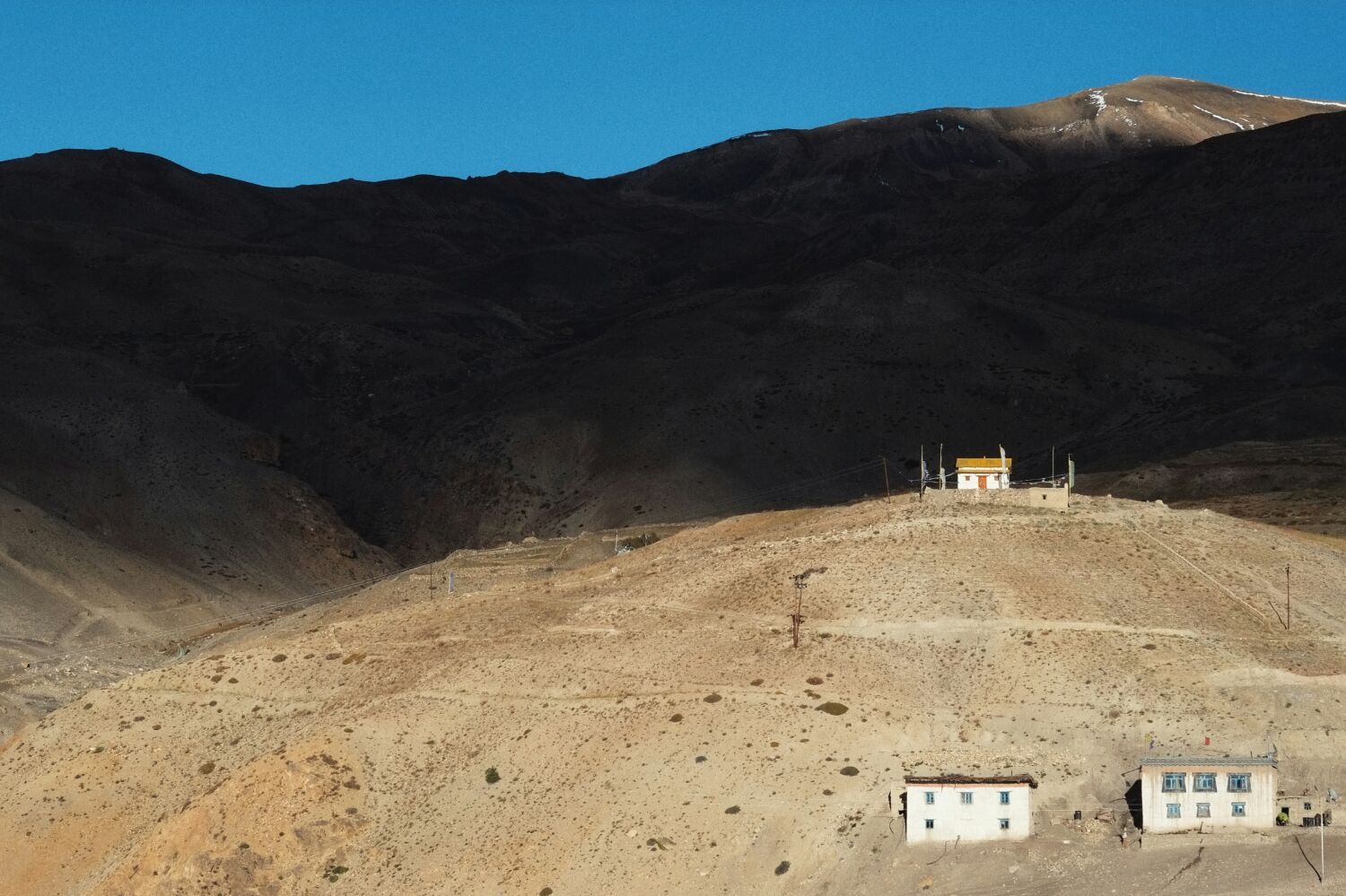 Kibber has a tiny gompa on the hill behind town.
