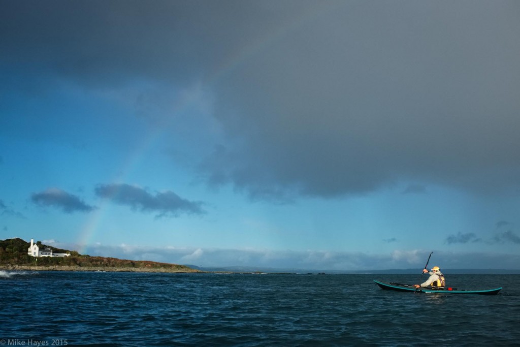 Just a few icy cold squalls passing by to add a little bit of drama to what was otherwise a super-chilled out day on the water.