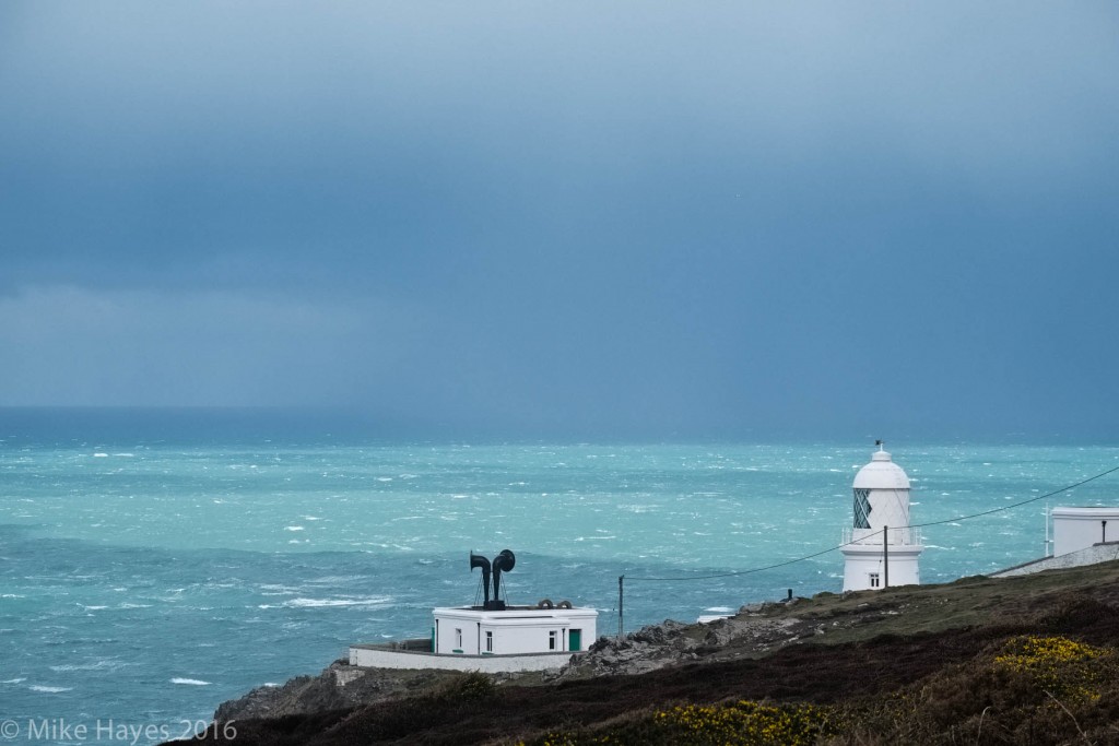 The light at Pendeen Watch. The stretch of coast path from here eat towards Zennor is the most rugged stretch in the south west.