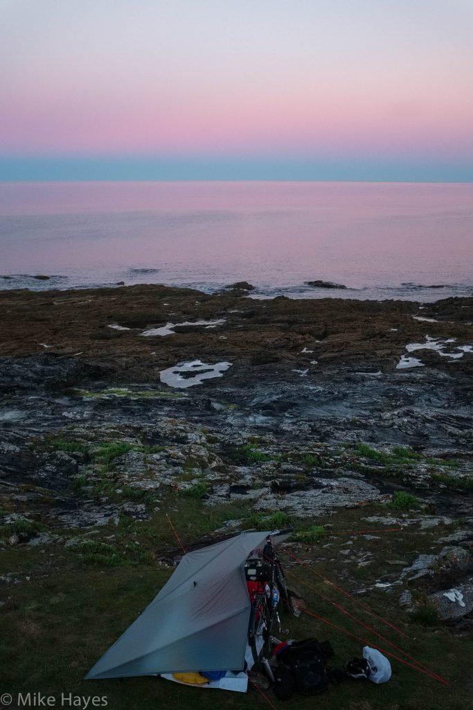 A fine spot to overnight. The post-sunset light was wonderful.