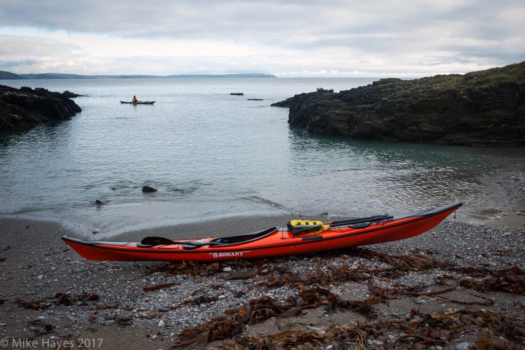 Gratuitous SKUK Romany photo.. I do find it quite interesting to reflect on how, after years of paddling and many kayaks I've come almost full circle back to one of the earliest 'proper' sea kayaks I paddled. Compared to some it's low tech and distinctly unpretentious but fits me just brilliantly, does everything I need it to do really well, is superb in rough conditions, great in surf and tideraces.. and doesn't coast loads. At some point in the future I'll need another expedition-flavoured kayak I expect but for now this does absolutely everything very well indeed. The Romany has been around decades now and is very much a British Classic. Very much a kayak that was 'right' in the beginning.