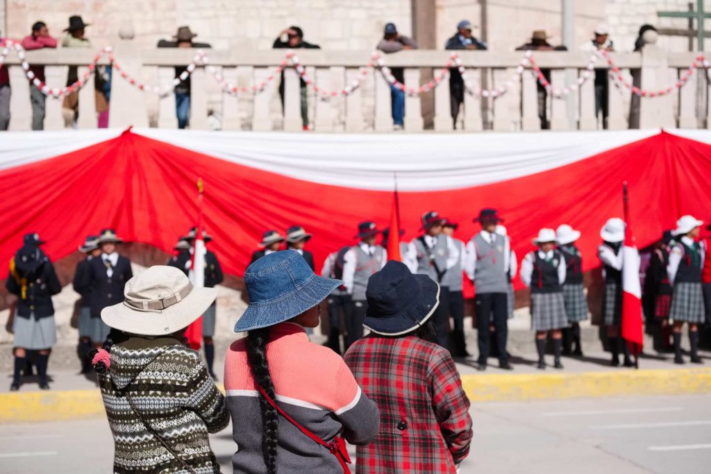 Dia de la Bandera, Espinar, Peru, 2017