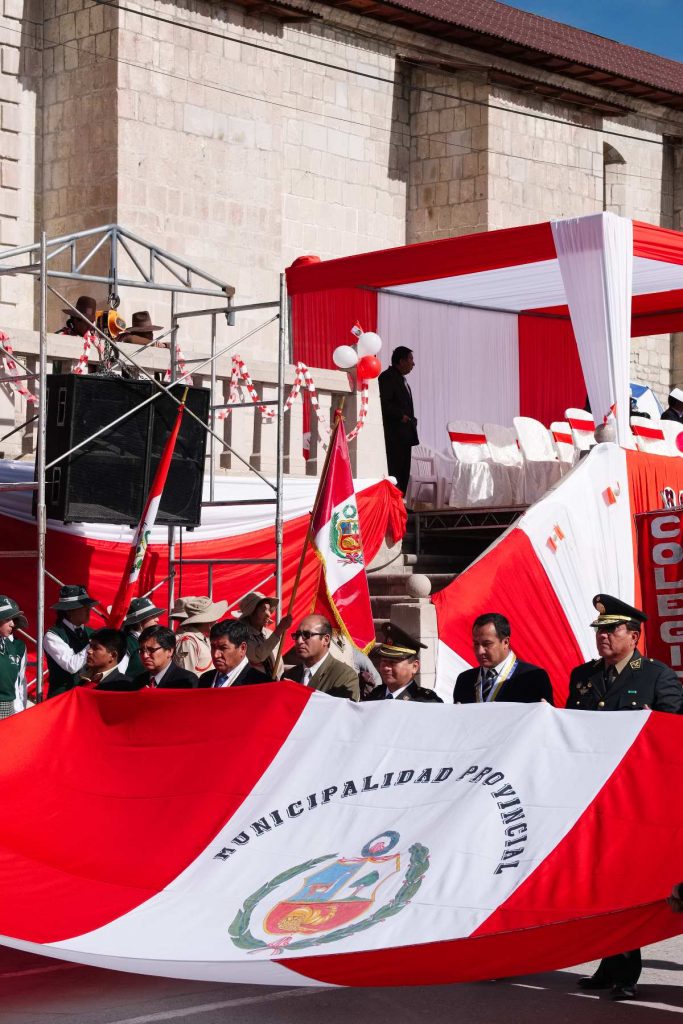 Dia de la Bandera, Espinar, Peru, 2017