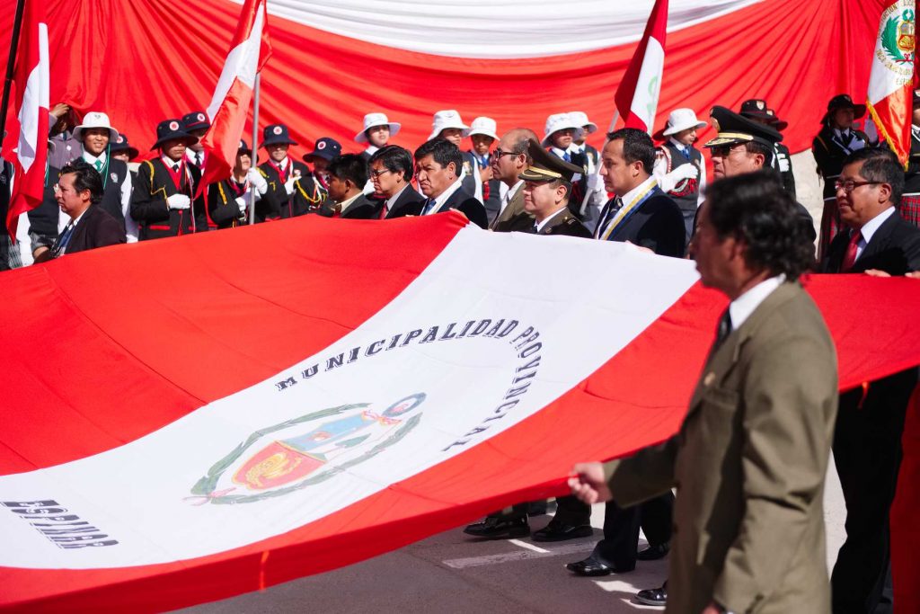 Dia de la Bandera, Espinar, Peru, 2017