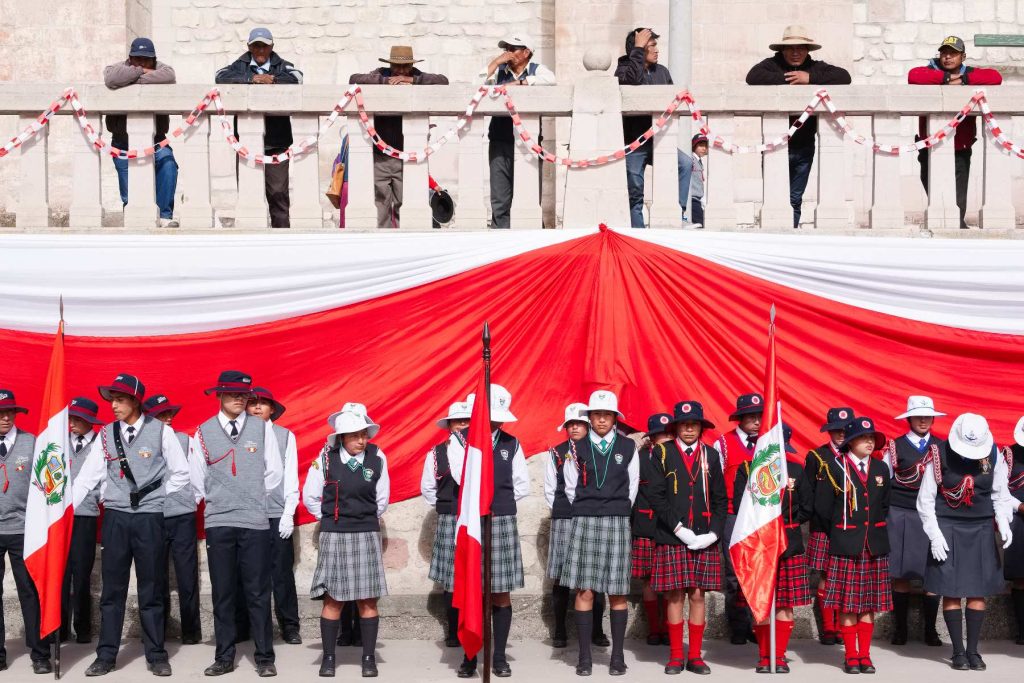 Dia de la Bandera, Espinar, Peru, 2017