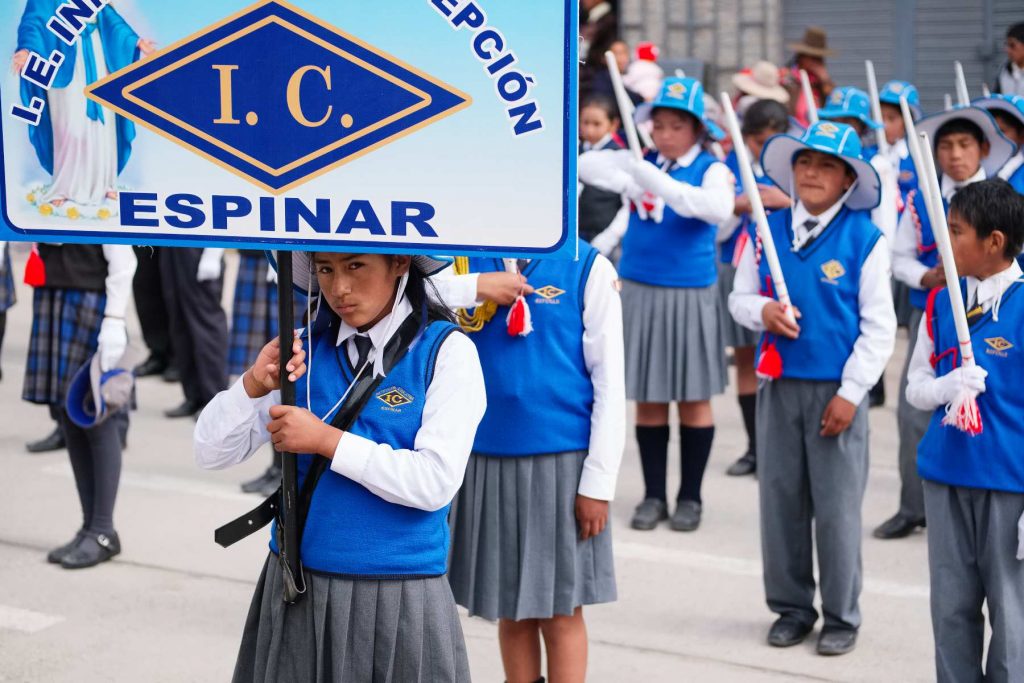 Dia de la Bandera, Espinar, Peru, 2017