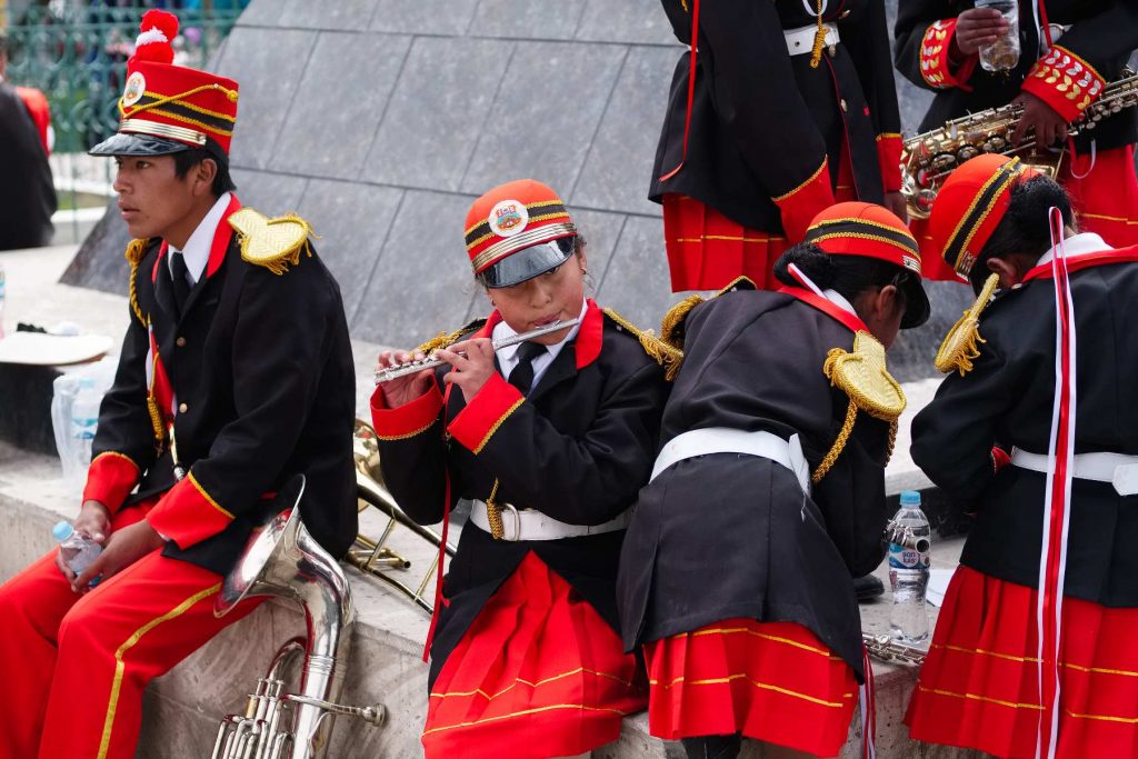 Dia de la Bandera, Espinar, Peru, 2017