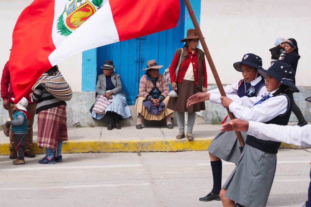 Dia de la Bandera, Espinar, Peru, 2017