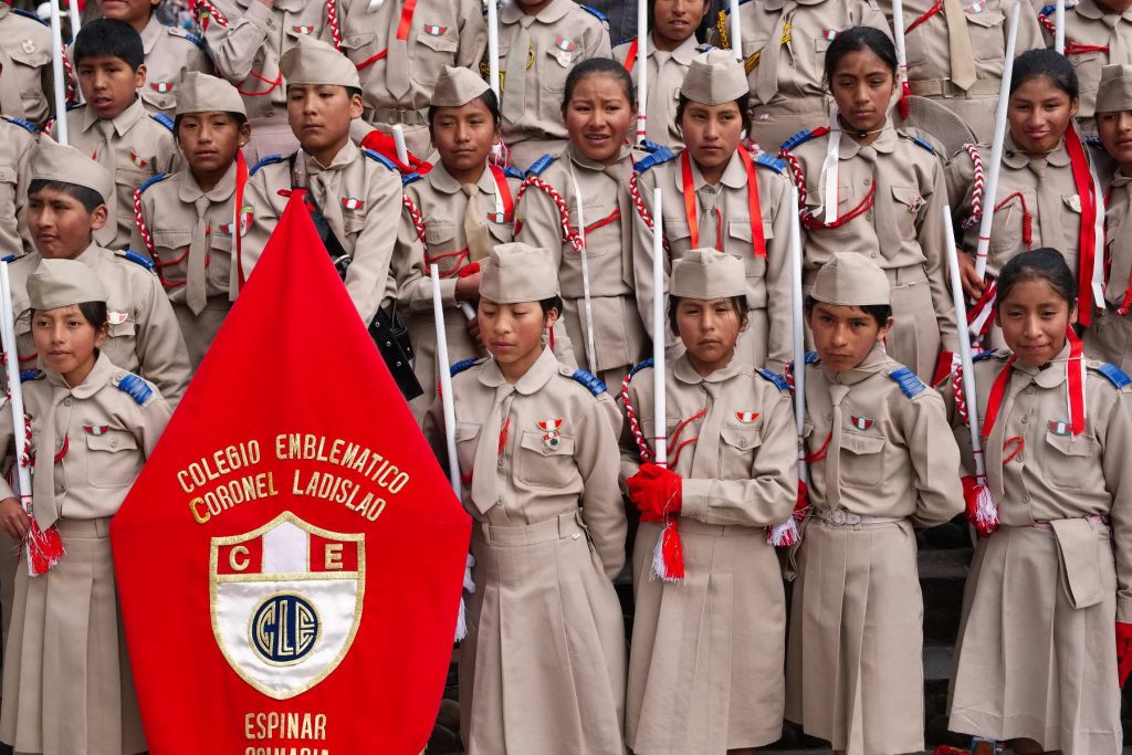 Dia de la Bandera, Espinar, Peru, 2017