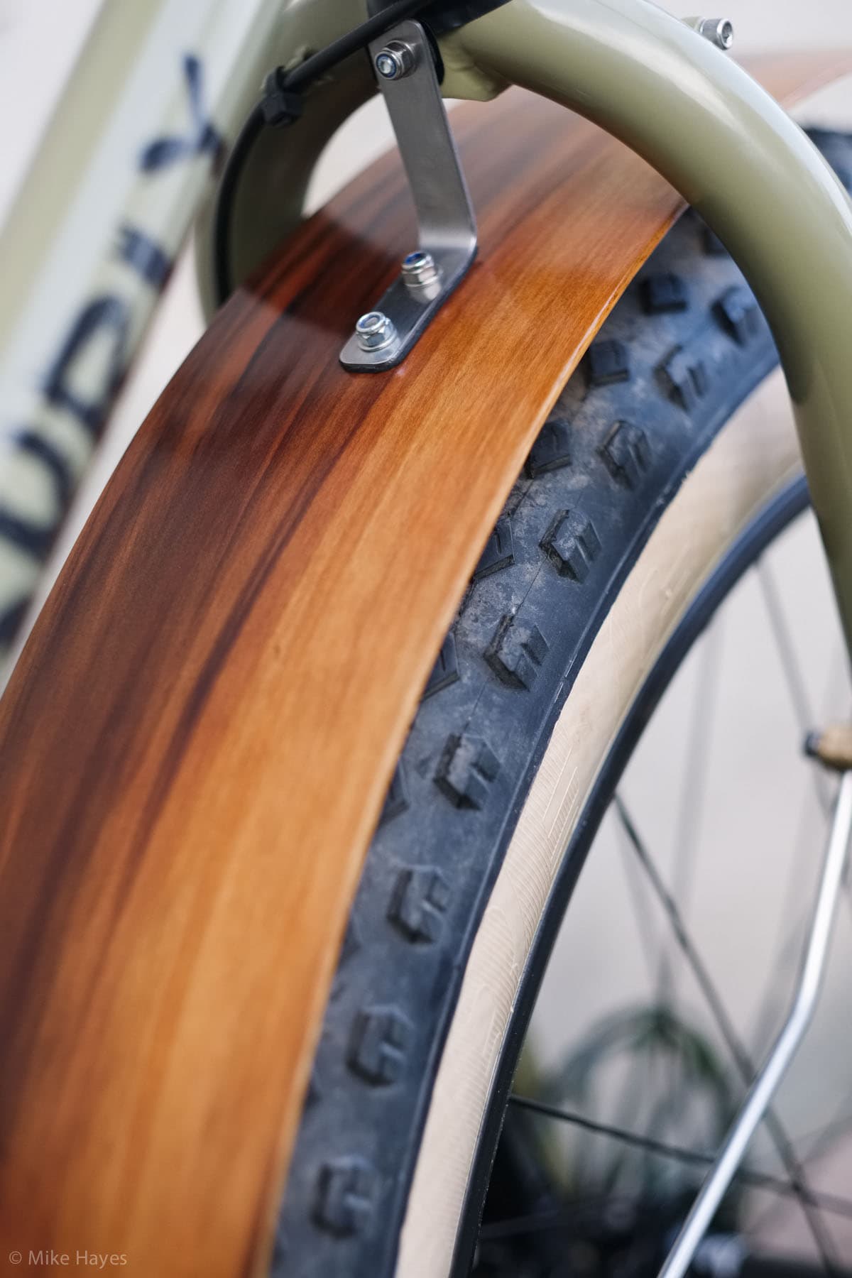 Big Fat Dummy laminated wood mudguards