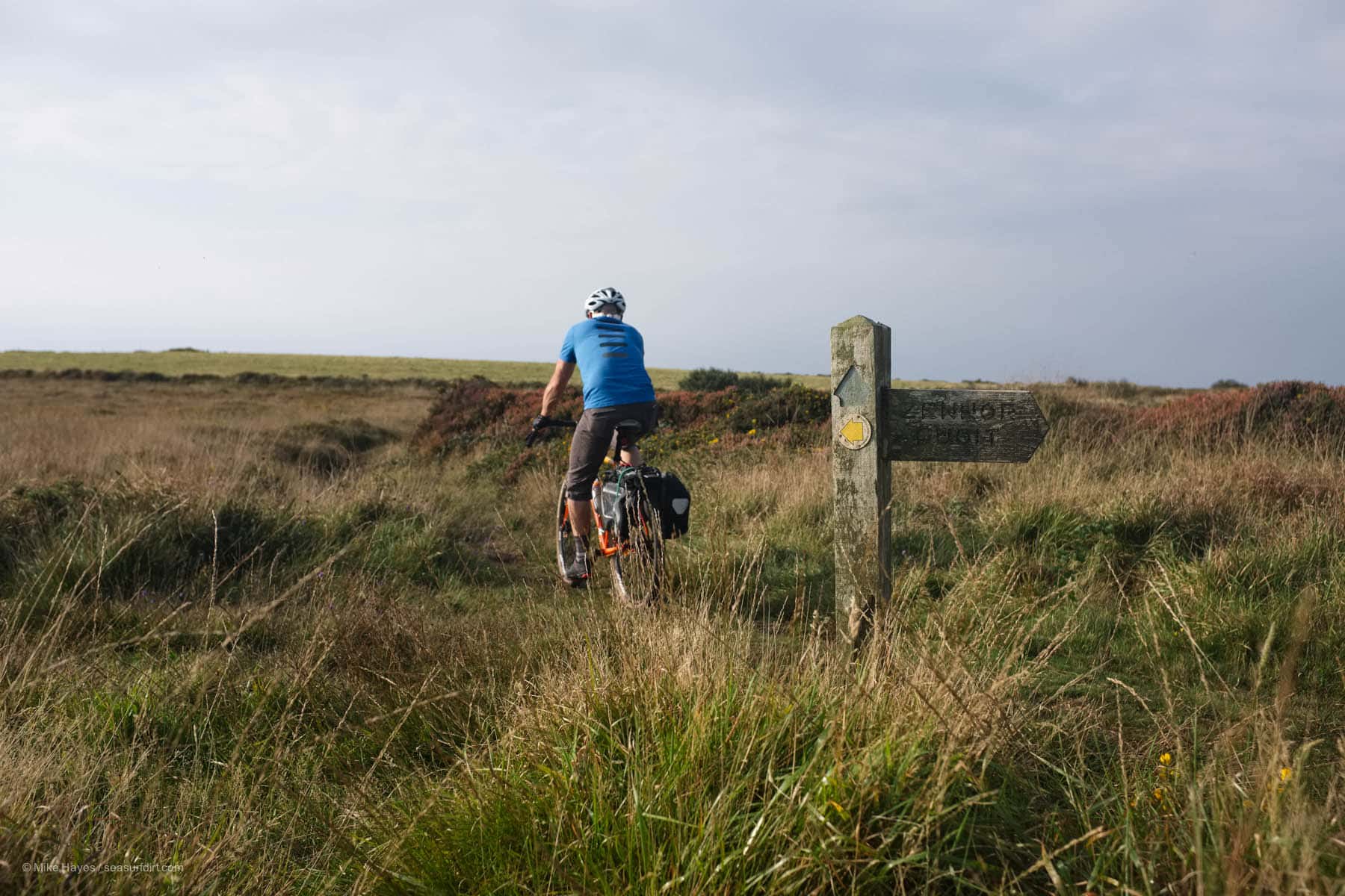 cycling on the Penwith moor