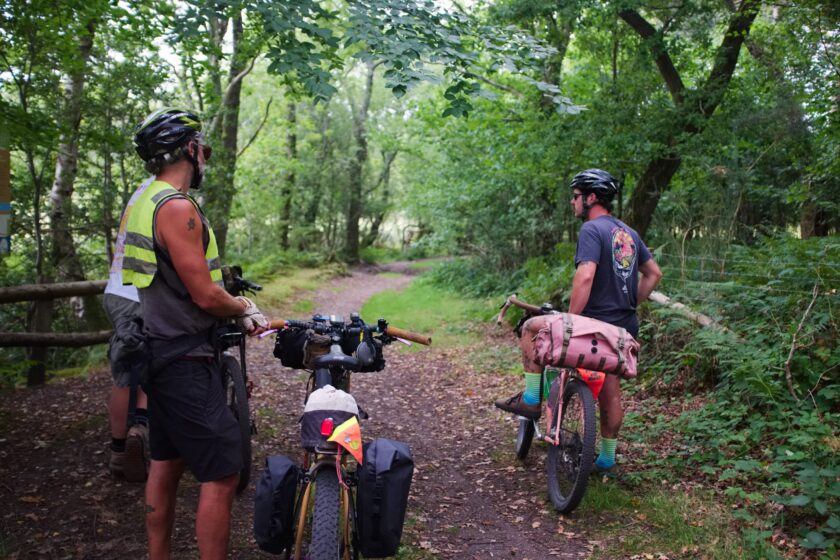 Saturday morning, heading, the beginning of a terrific 110miles of trails over two days.